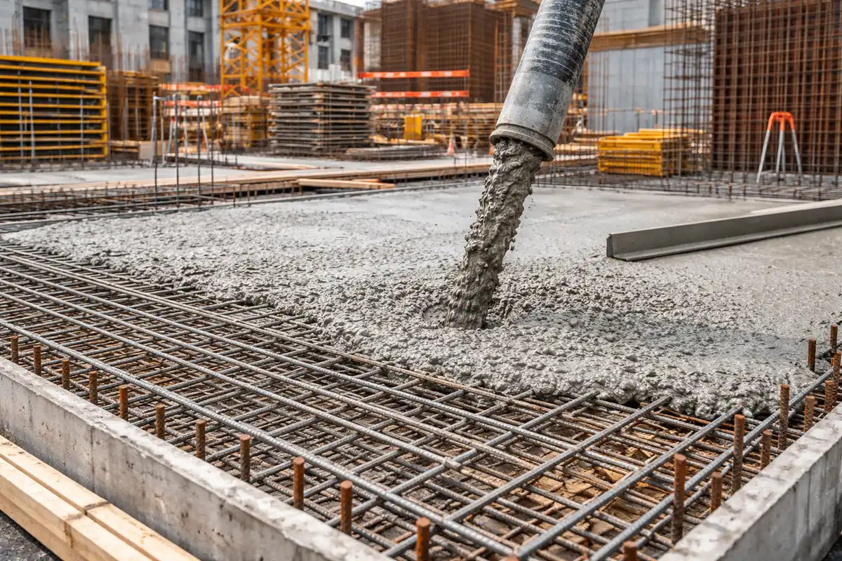 Schmicker Bau GmbH – Baustelle im Fokus der Betonarbeit